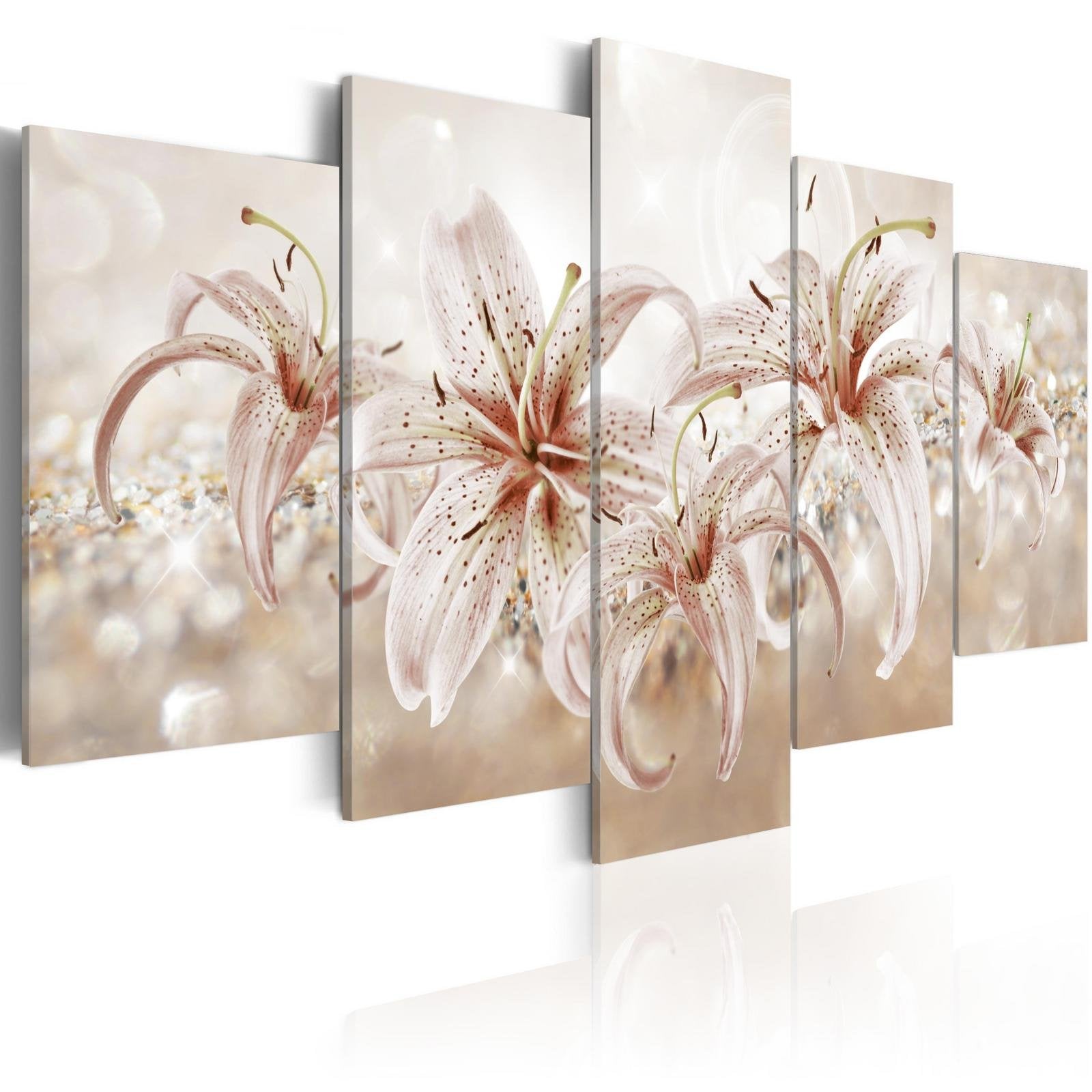 Stretched Canvas Floral Art - The Music Of Gentleness-Tiptophomedecor