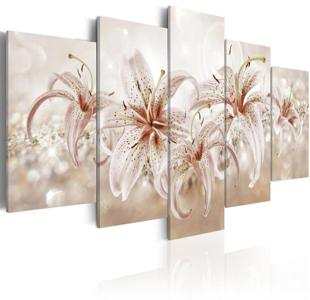Stretched Canvas Floral Art - The Music Of Gentleness-Tiptophomedecor