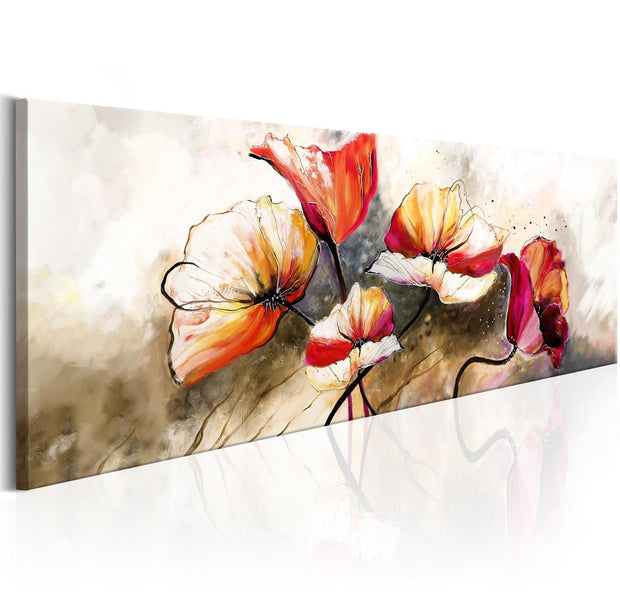 Stretched Canvas Floral Art - The Secret Of Gentleness-Tiptophomedecor