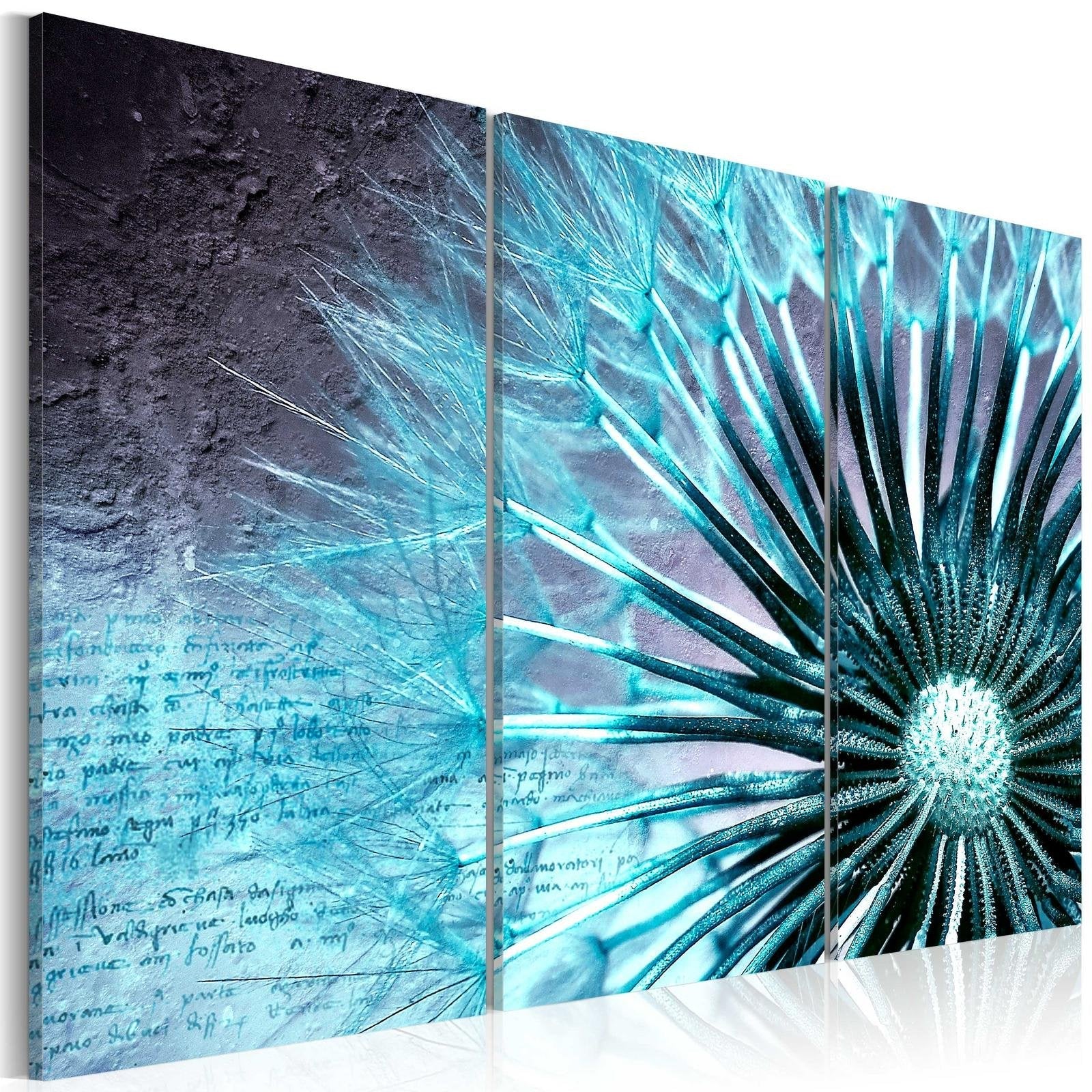 Stretched Canvas Floral Art - Touch Of Blue-Tiptophomedecor