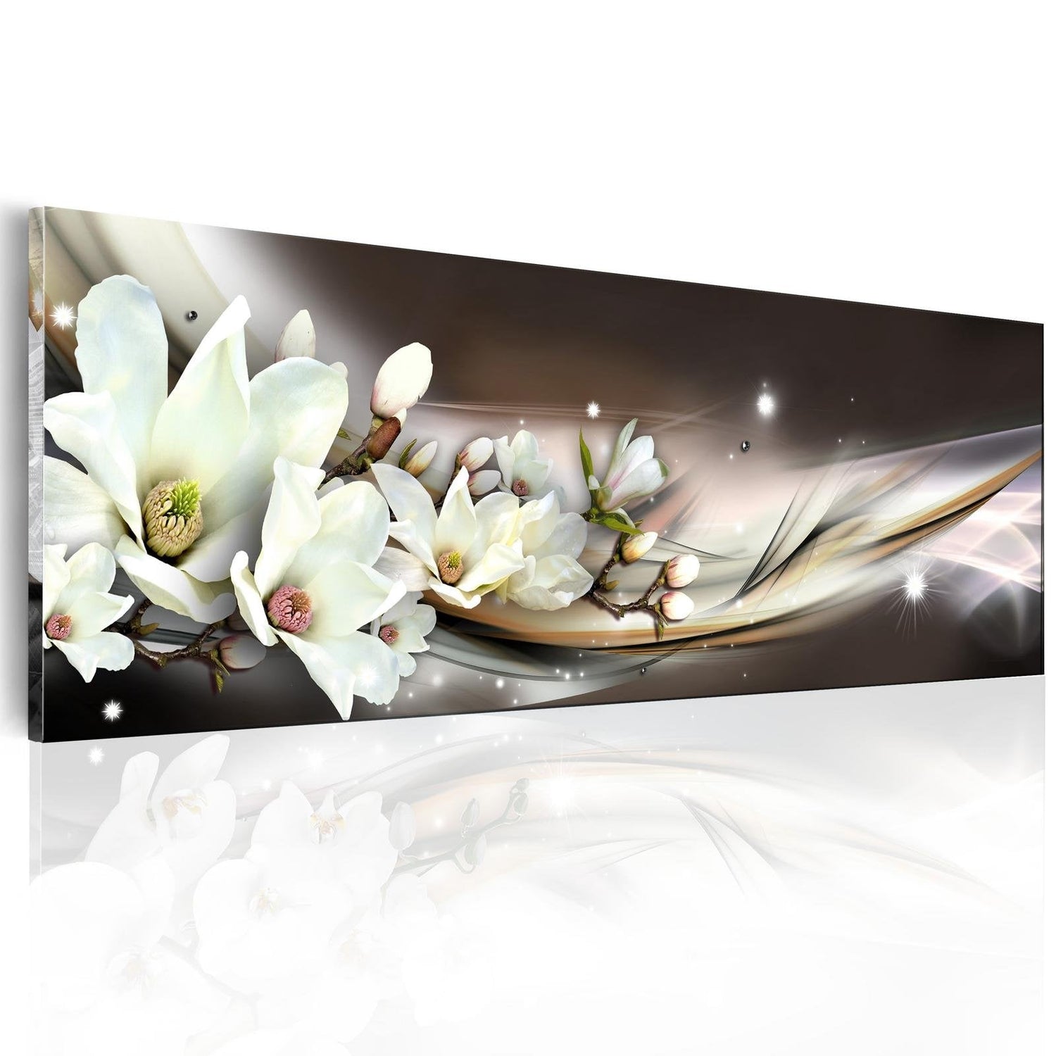 Stretched Canvas Floral Art - Touch Of Softness-Tiptophomedecor
