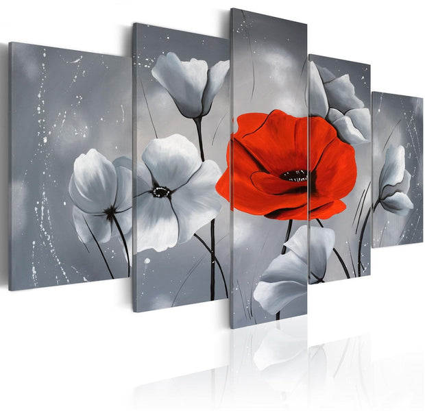 Stretched Canvas Floral Art - Uniqueness-Tiptophomedecor