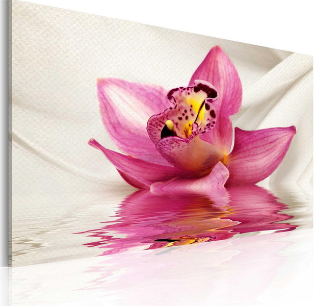 Stretched Canvas Floral Art - Unusual Orchid-Tiptophomedecor