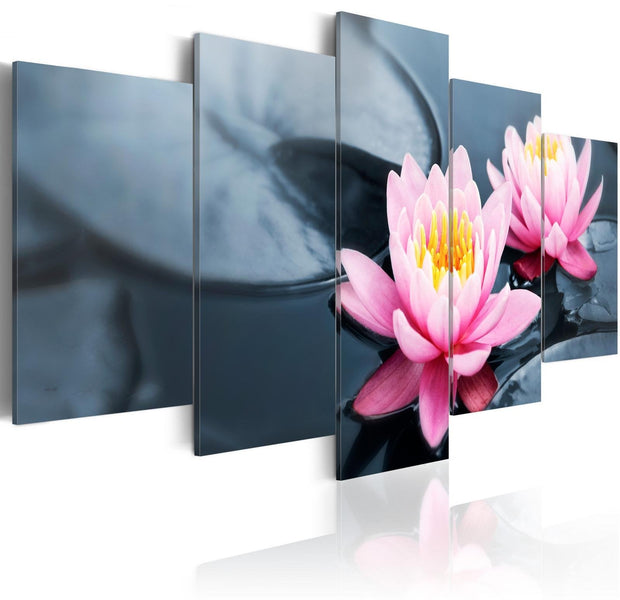 Stretched Canvas Floral Art - Waterlily Dream-Tiptophomedecor