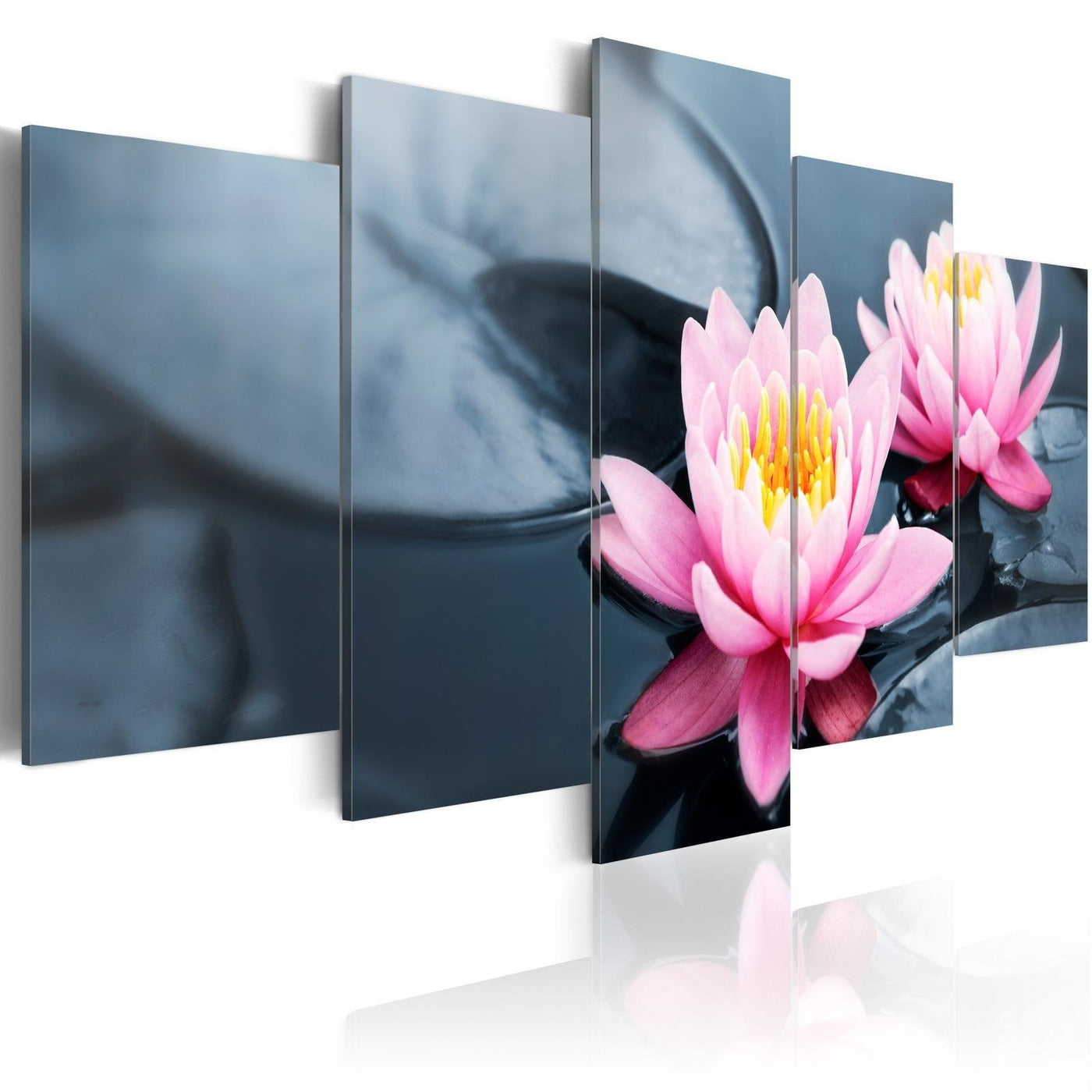 Stretched Canvas Floral Art - Waterlily Dream-Tiptophomedecor