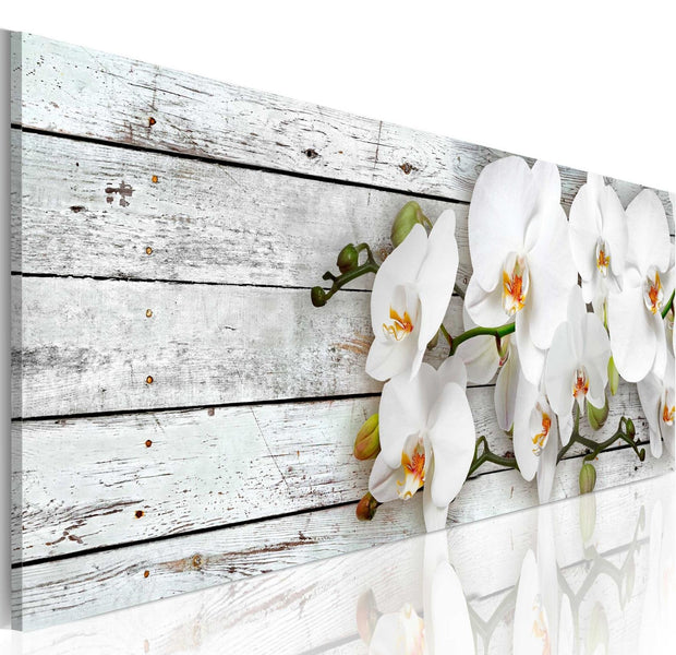 Stretched Canvas Floral Art - White Dreams-Tiptophomedecor
