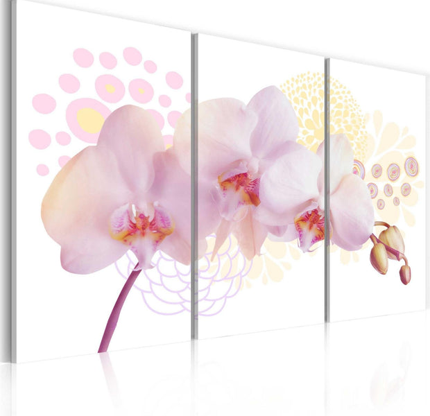 Stretched Canvas Floral Art - White Lady-Tiptophomedecor