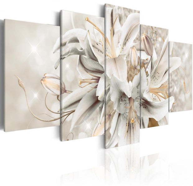 Stretched Canvas Floral Art - Winter Bunch-Tiptophomedecor