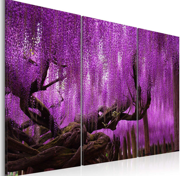 Stretched Canvas Floral Art - Wisteria-Tiptophomedecor