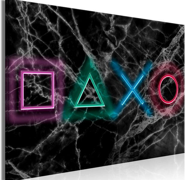 Stretched Canvas Kids Art - Controller Wide-Tiptophomedecor