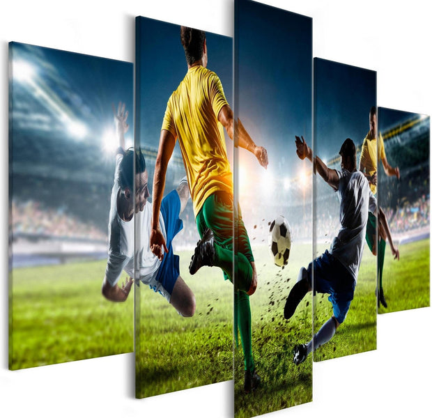 Stretched Canvas Kids Art - Decisive Tackle Wide-Tiptophomedecor