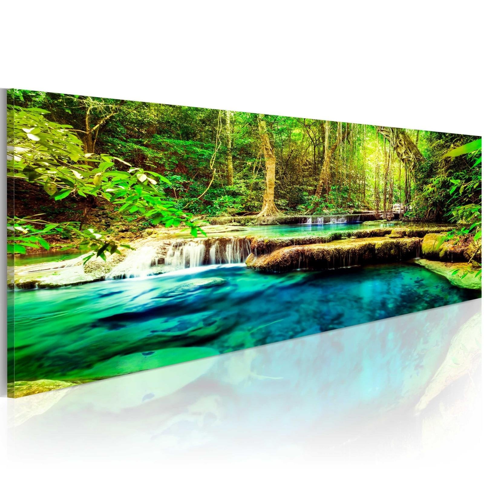 Stretched Canvas Landscape Art - A Jewel Of Nature-Tiptophomedecor