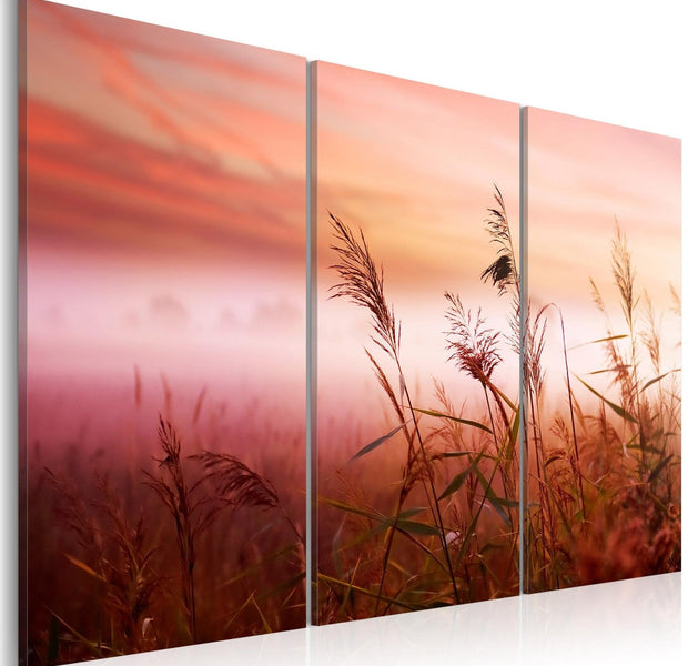 Stretched Canvas Landscape Art - A Silent Meadow-Tiptophomedecor
