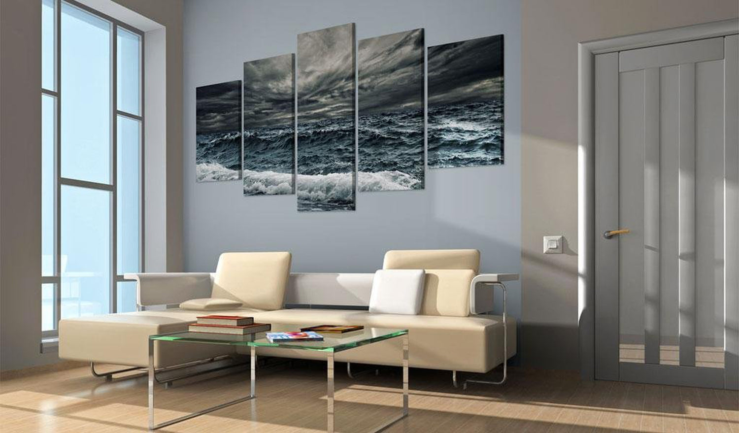 Stretched Canvas Landscape Art - A Storm Is Coming-Tiptophomedecor