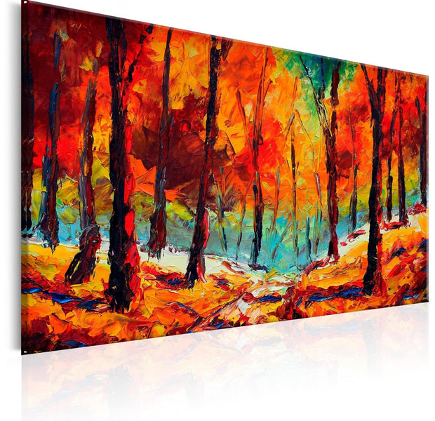 Stretched Canvas Landscape Art - Artistic Autumn-Tiptophomedecor