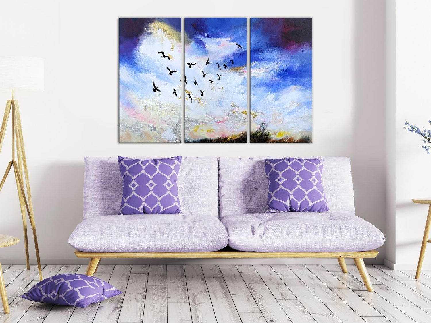 Stretched Canvas Landscape Art - Autumn Is Coming-Tiptophomedecor