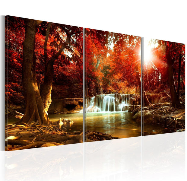 Stretched Canvas Landscape Art - Autumnal Calm-Tiptophomedecor