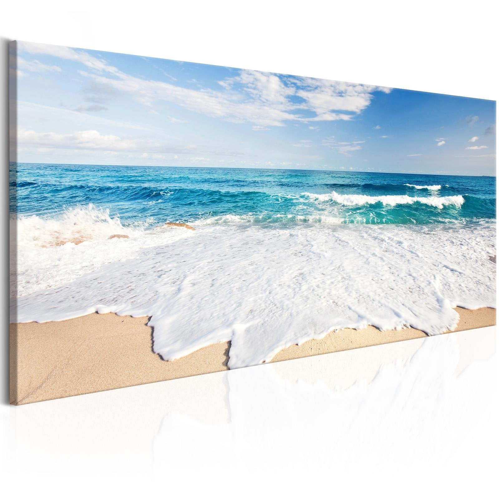 Stretched Canvas Landscape Art - Beach On Captiva Island-Tiptophomedecor