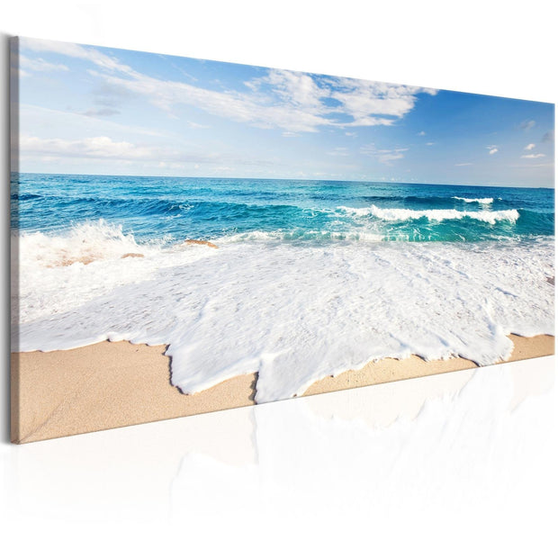 Stretched Canvas Landscape Art - Beach On Captiva Island-Tiptophomedecor