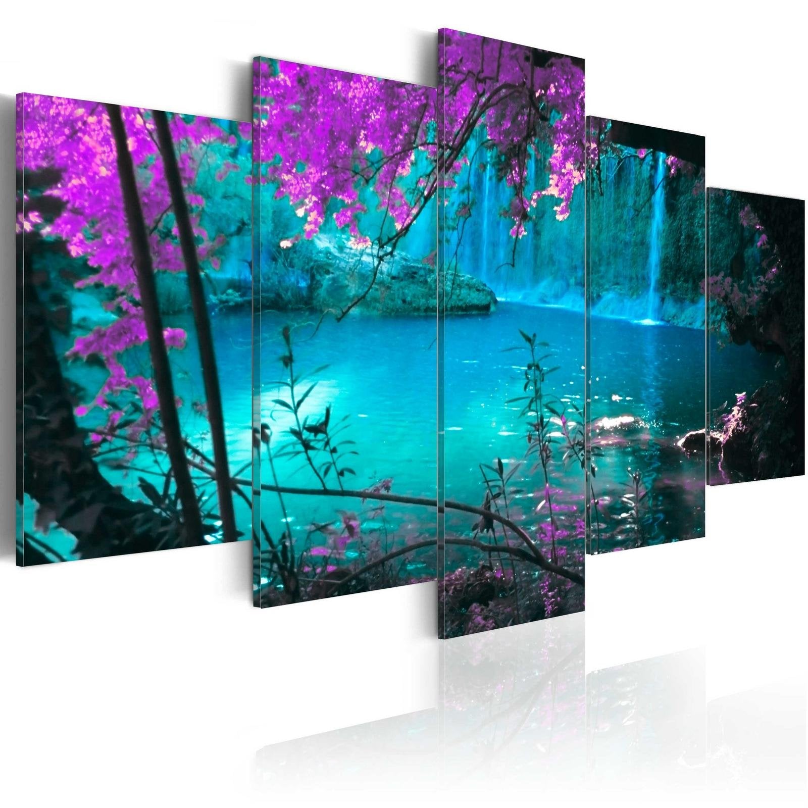 Stretched Canvas Landscape Art - Calm Seclusion-Tiptophomedecor
