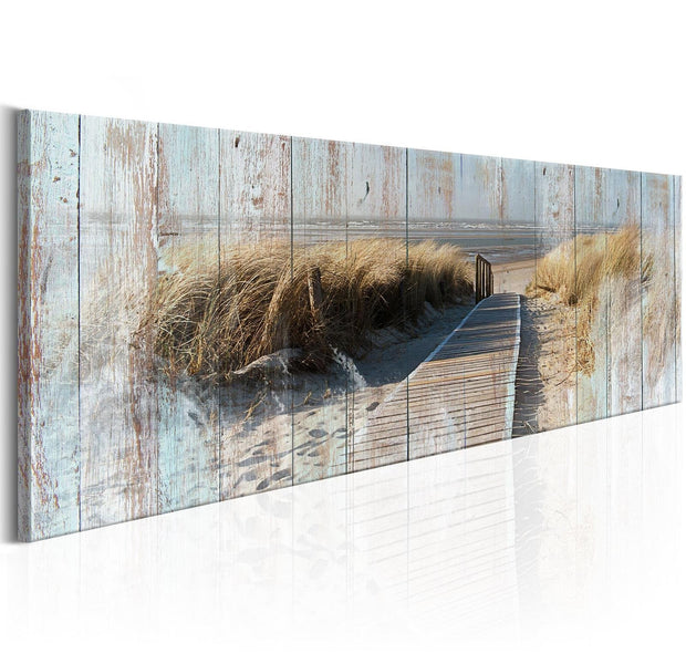 Stretched Canvas Landscape Art - Dance Of The Sea-Tiptophomedecor