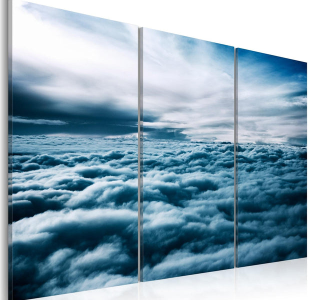 Stretched Canvas Landscape Art - Dense Clouds-Tiptophomedecor