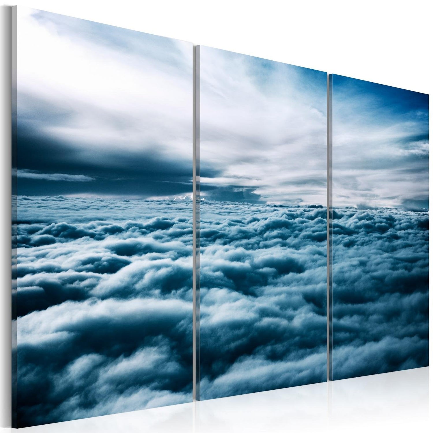 Stretched Canvas Landscape Art - Dense Clouds-Tiptophomedecor
