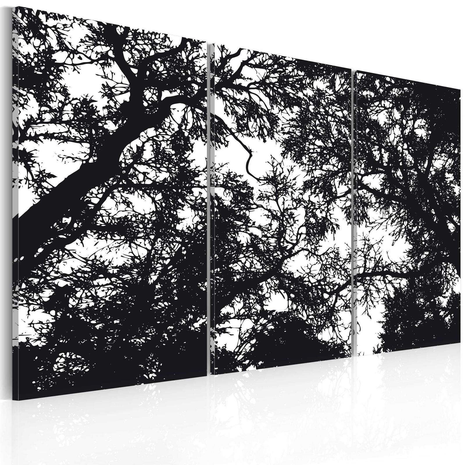 Stretched Canvas Landscape Art - Dense Forest-Tiptophomedecor