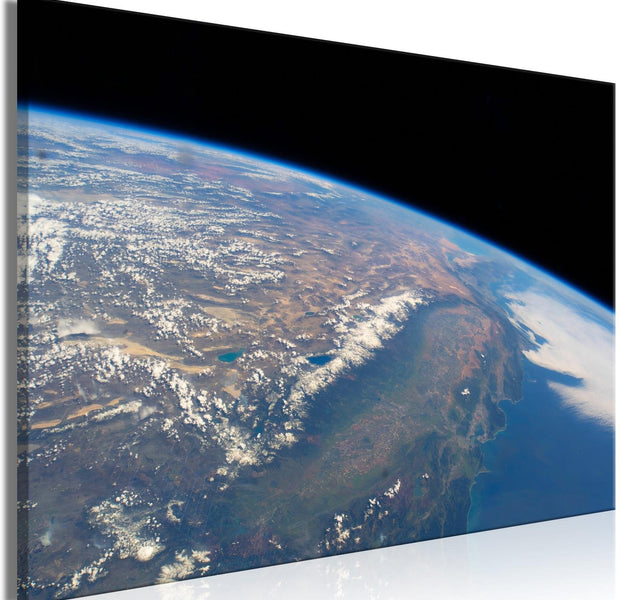 Stretched Canvas Landscape Art - Earth Power Vertical-Tiptophomedecor