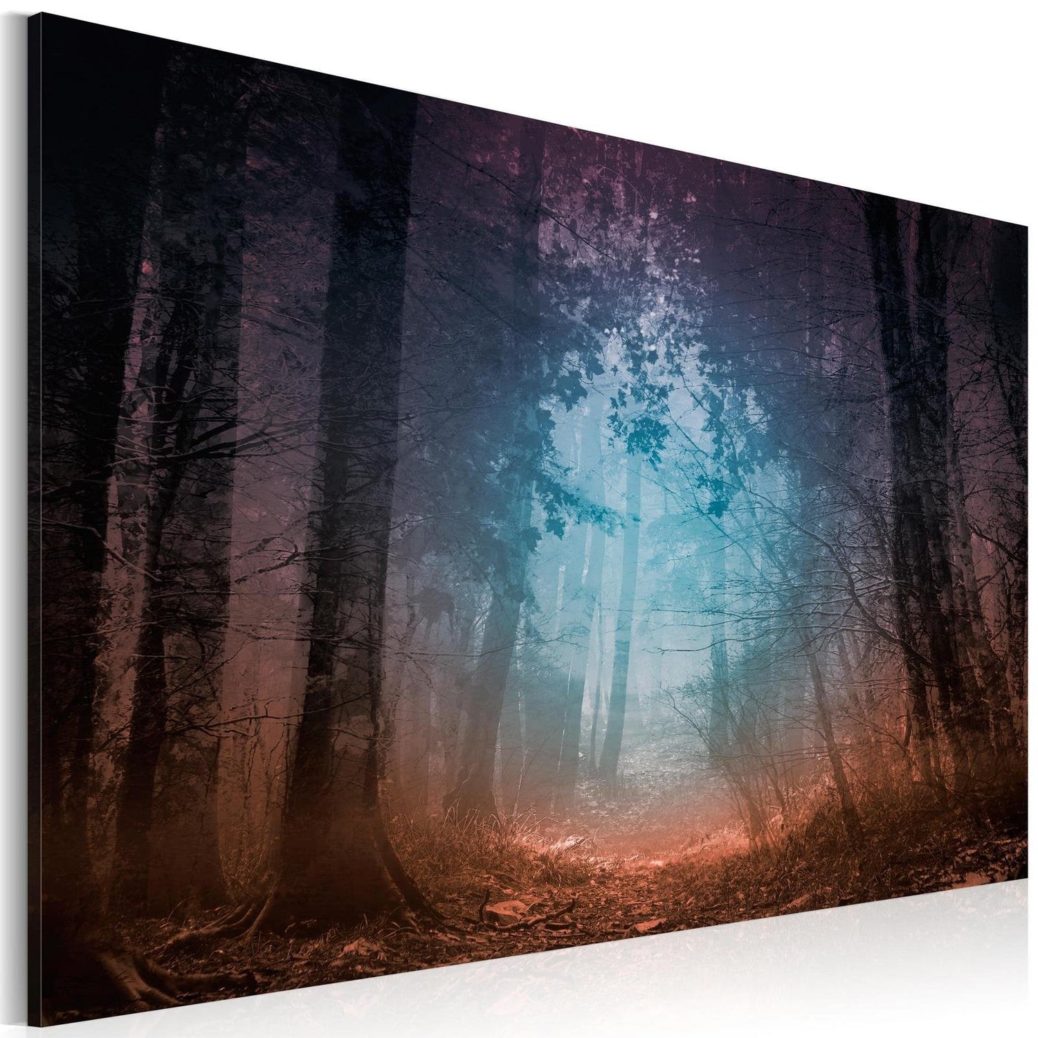 Stretched Canvas Landscape Art - Edge Of The Forest-Tiptophomedecor