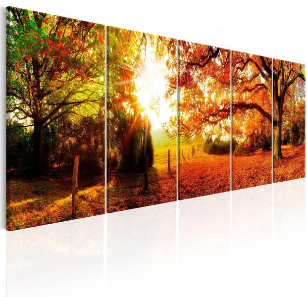 Stretched Canvas Landscape Art - Enchanting Autumn-Tiptophomedecor