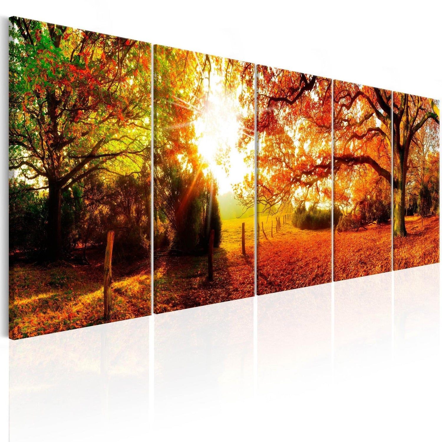 Stretched Canvas Landscape Art - Enchanting Autumn-Tiptophomedecor