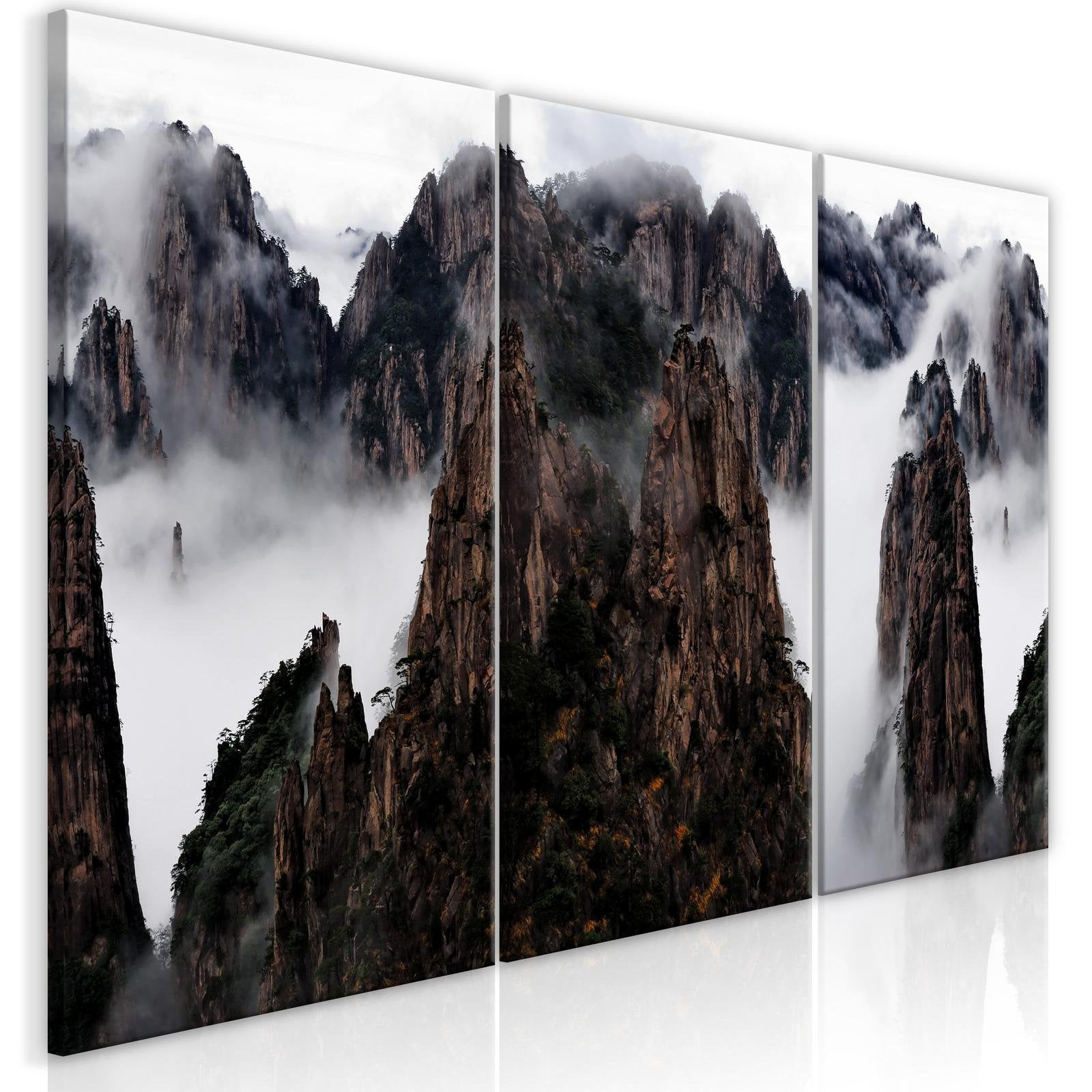 Stretched Canvas Landscape Art - Faces of Earth-Tiptophomedecor