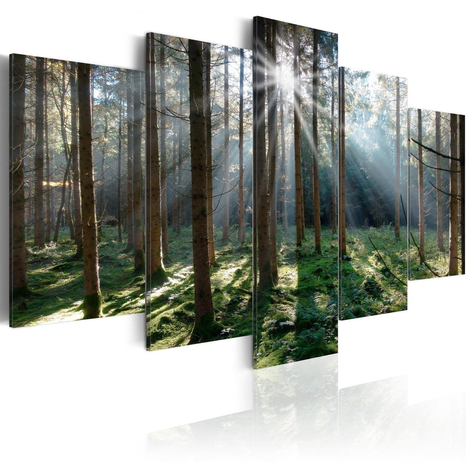 Stretched Canvas Landscape Art - Fairytale Forest-Tiptophomedecor