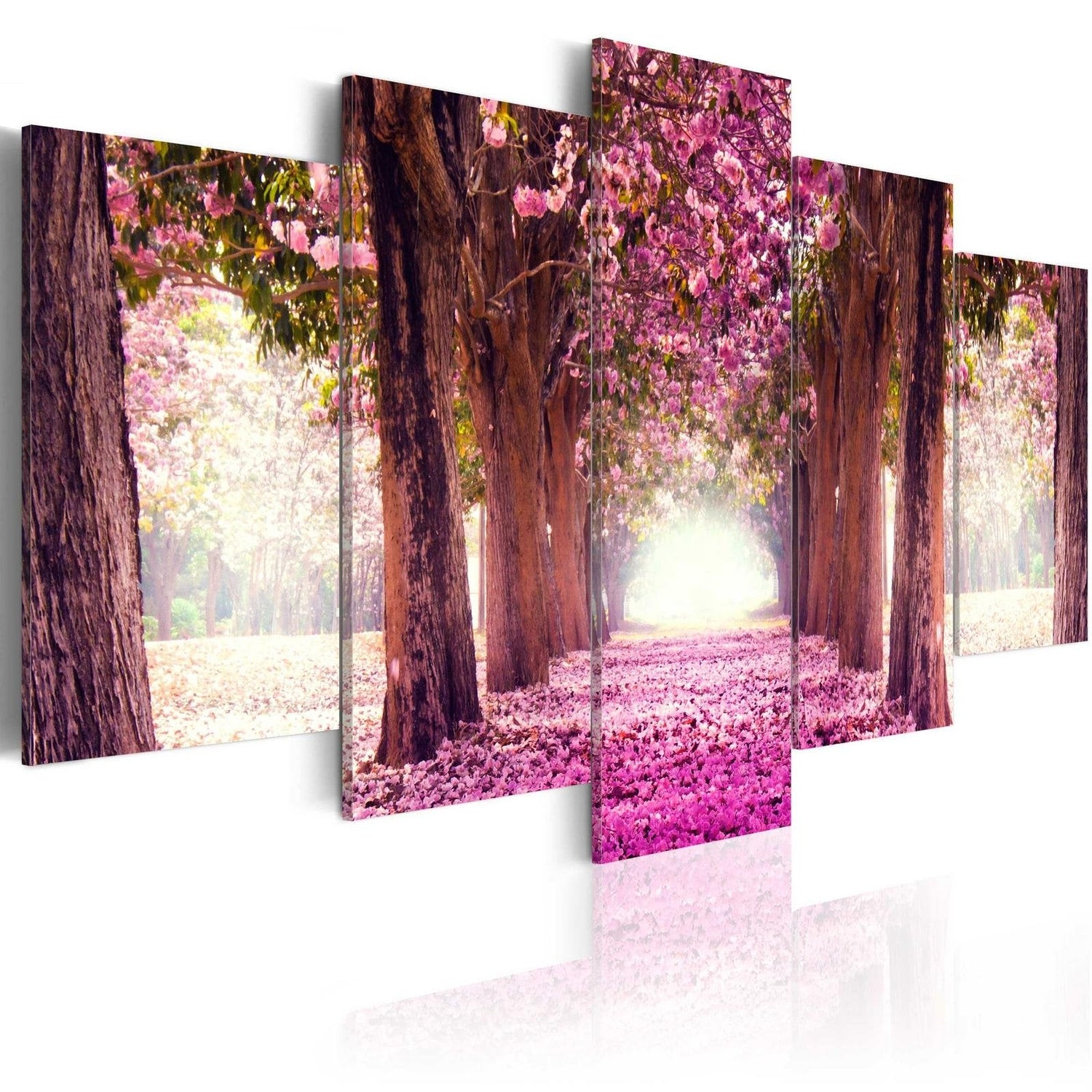 Stretched Canvas Landscape Art - Follow The Beauty-Tiptophomedecor