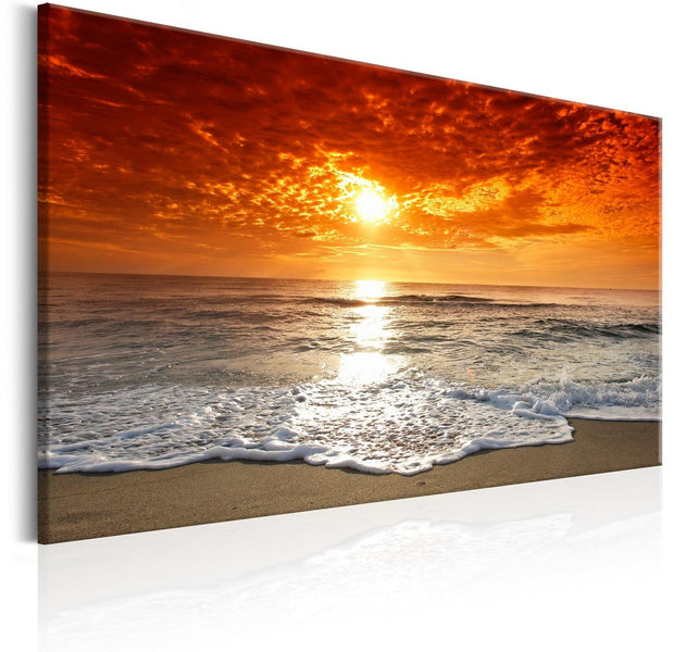 Stretched Canvas Landscape Art - Gorgeous Beach-Tiptophomedecor