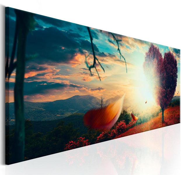Stretched Canvas Landscape Art - Heart Of Nature-Tiptophomedecor
