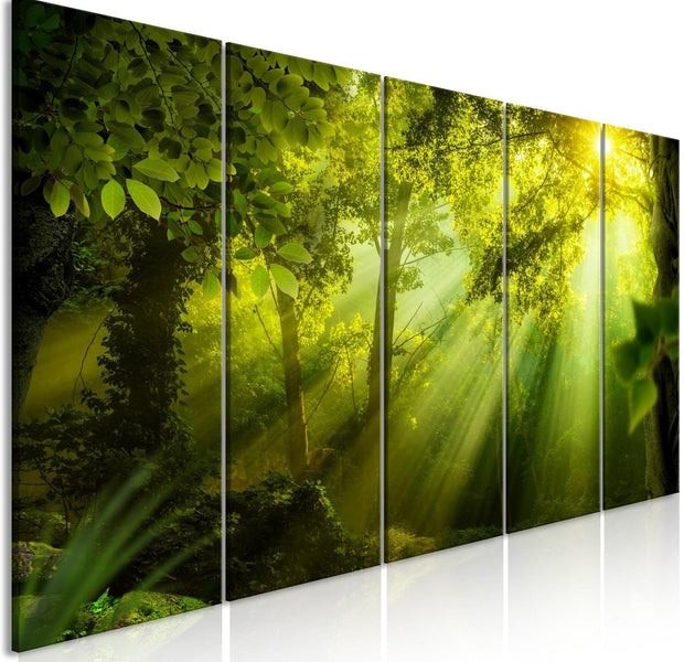 Stretched Canvas Landscape Art - In The Sunshine 5 Piece-Tiptophomedecor