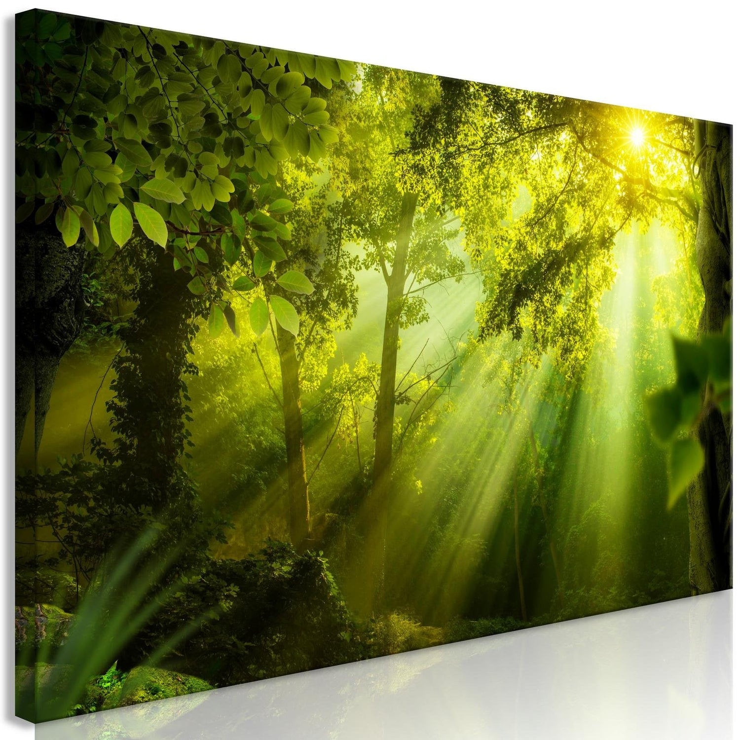 Stretched Canvas Landscape Art - In The Sunshine Narrow-Tiptophomedecor