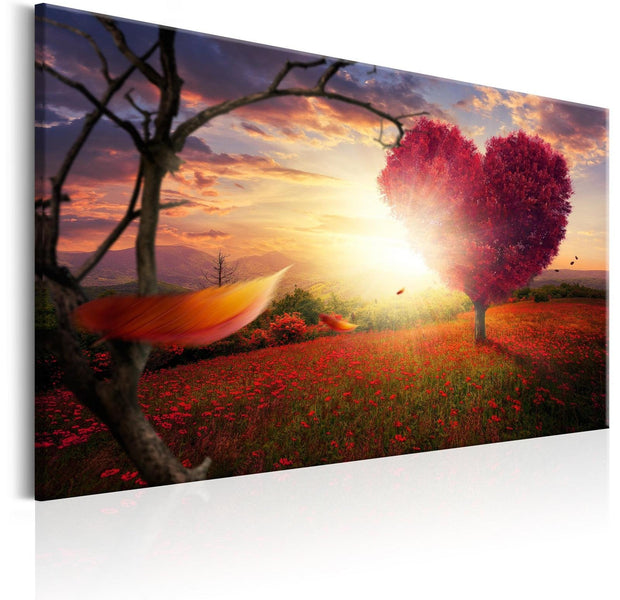 Stretched Canvas Landscape Art - Land Of Love-Tiptophomedecor