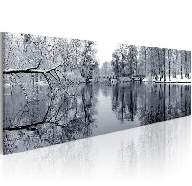 Stretched Canvas Landscape Art - Landscape: Winter-Tiptophomedecor