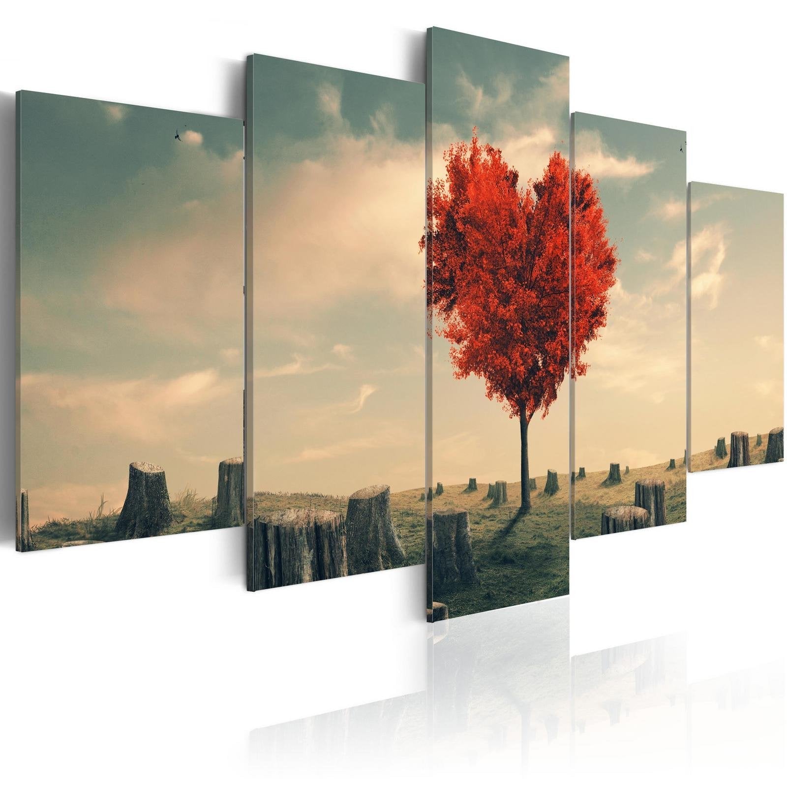 Stretched Canvas Landscape Art - Loneliness Tree-Tiptophomedecor
