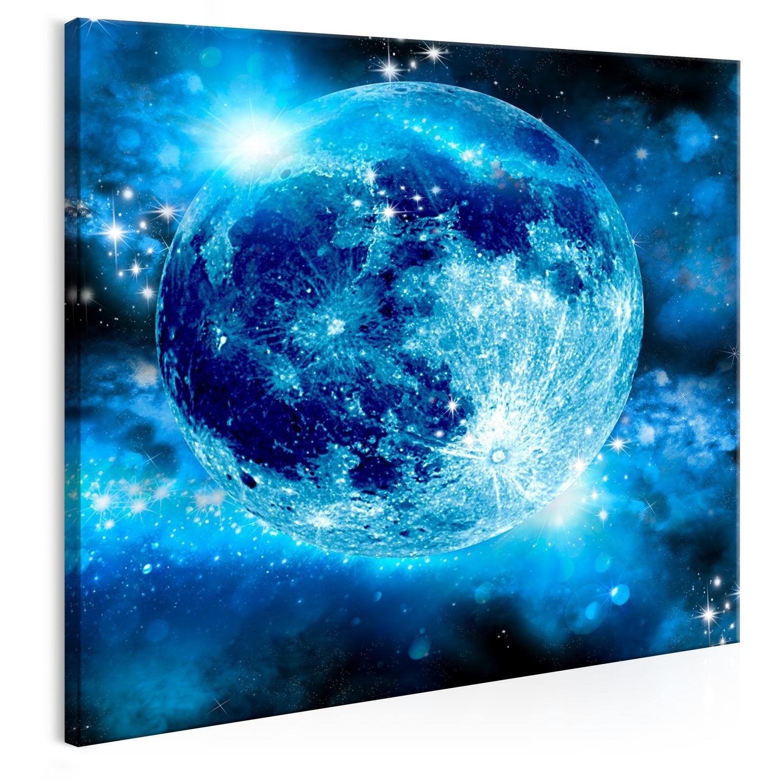 Stretched Canvas Landscape Art - Magic Moon-Tiptophomedecor