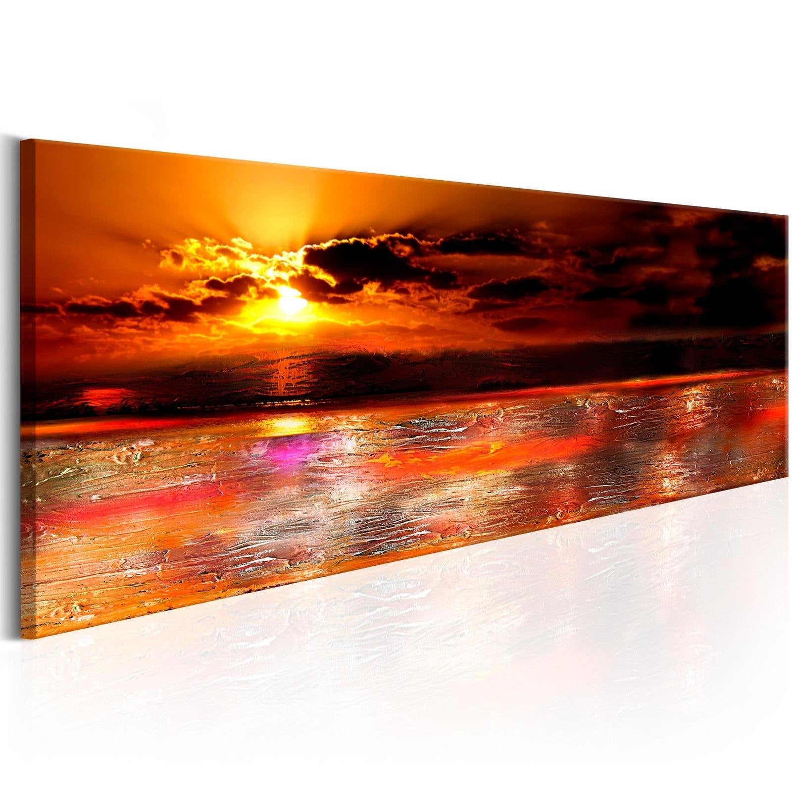Stretched Canvas Landscape Art - Majestic Ocean-Tiptophomedecor