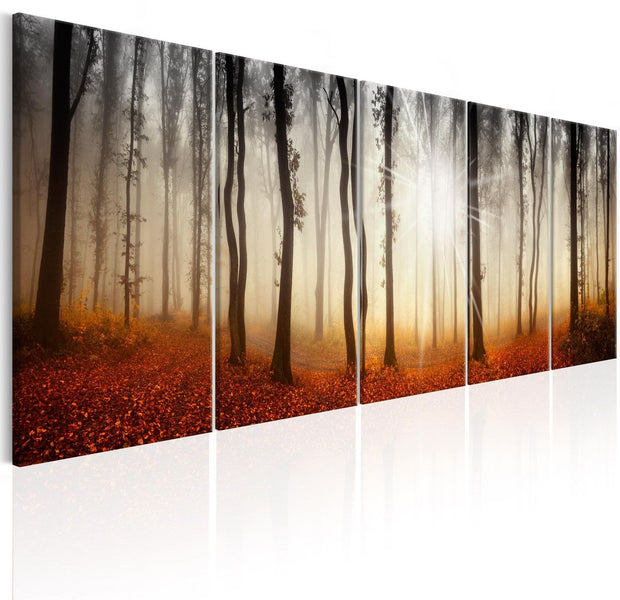 Stretched Canvas Landscape Art - Morning Fog-Tiptophomedecor