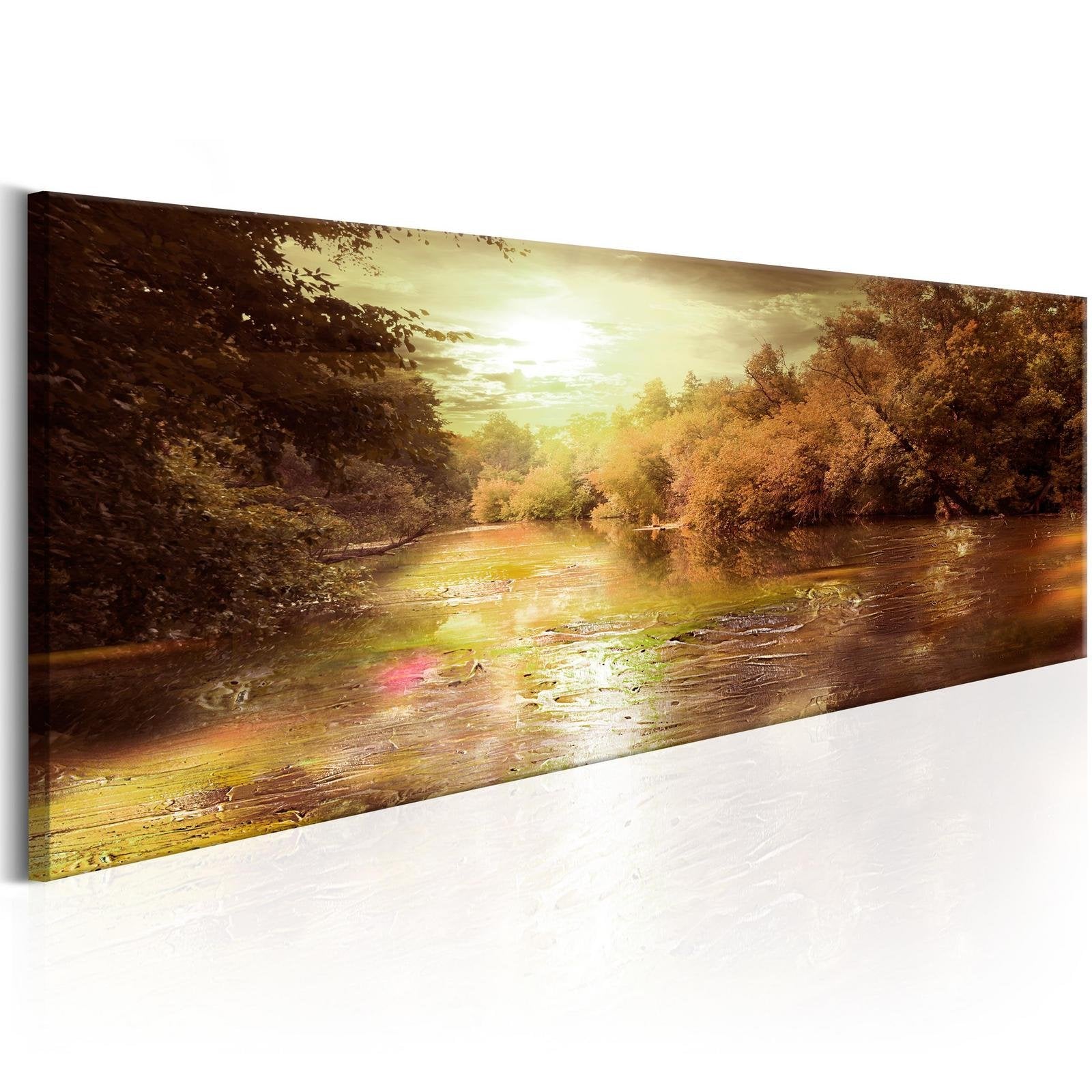 Stretched Canvas Landscape Art - Mysterious Land-Tiptophomedecor