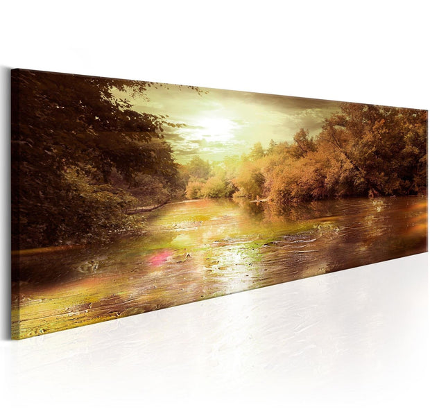 Stretched Canvas Landscape Art - Mysterious Land-Tiptophomedecor