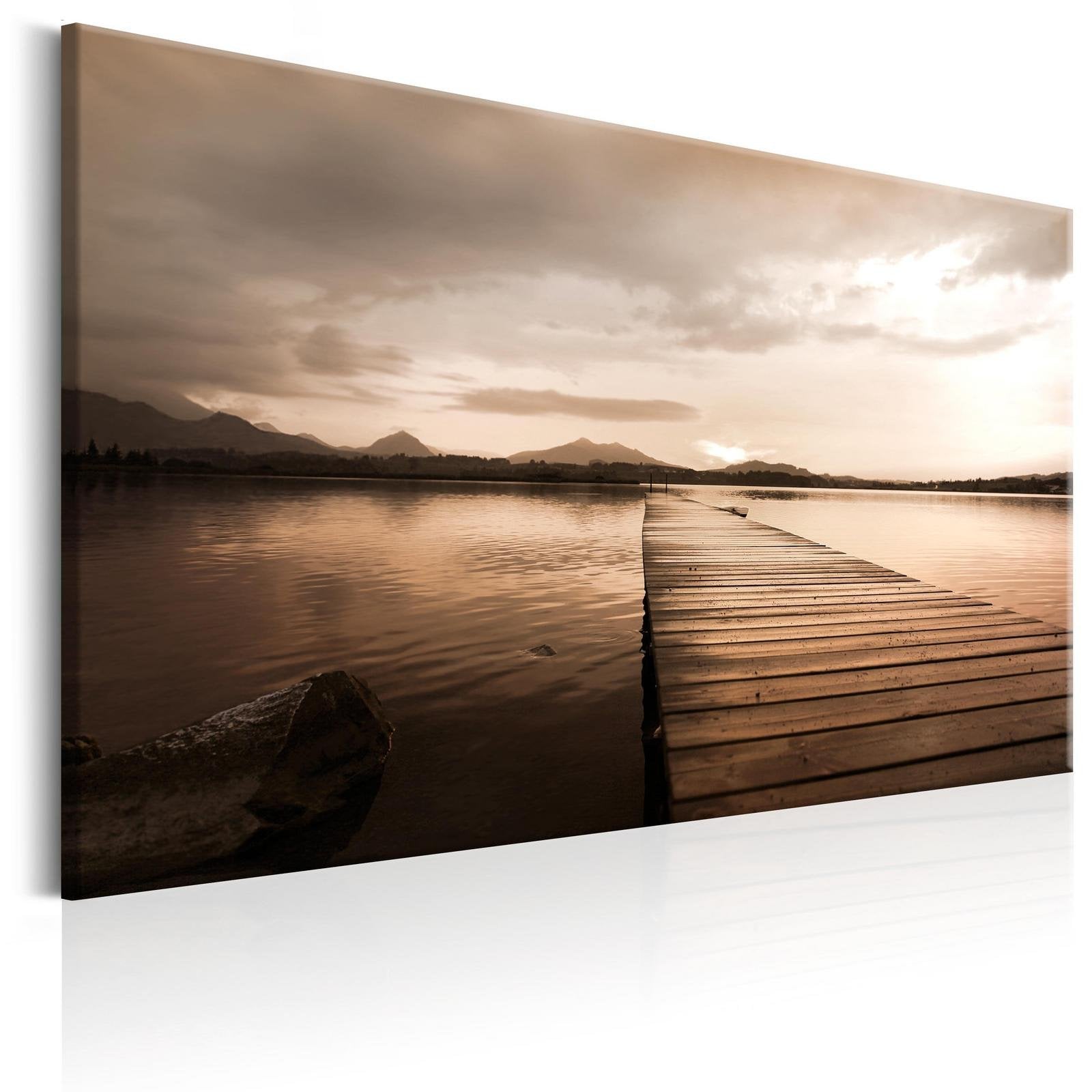 Stretched Canvas Landscape Art - Nostalgy-Tiptophomedecor