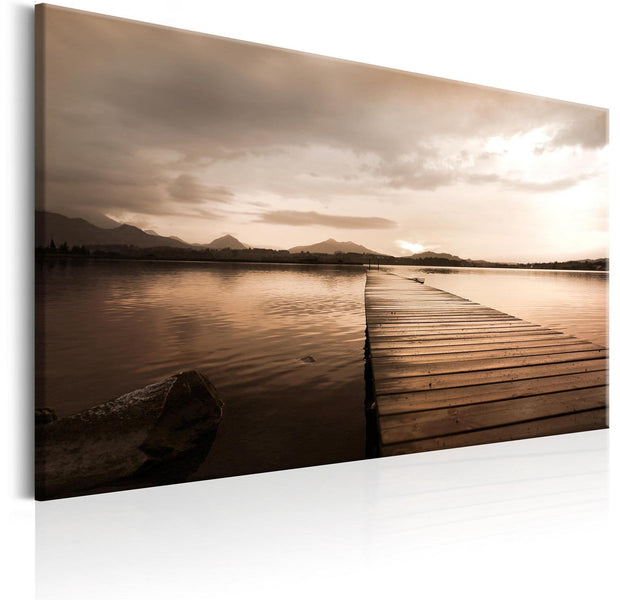 Stretched Canvas Landscape Art - Nostalgy-Tiptophomedecor