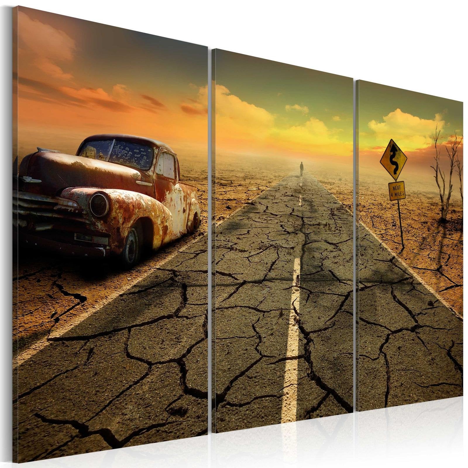 Stretched Canvas Landscape Art - On The Desert-Tiptophomedecor
